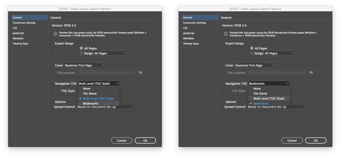 Jellybooks How to export your sales catalogue to FixedLayout EPUB using InDesign Pages